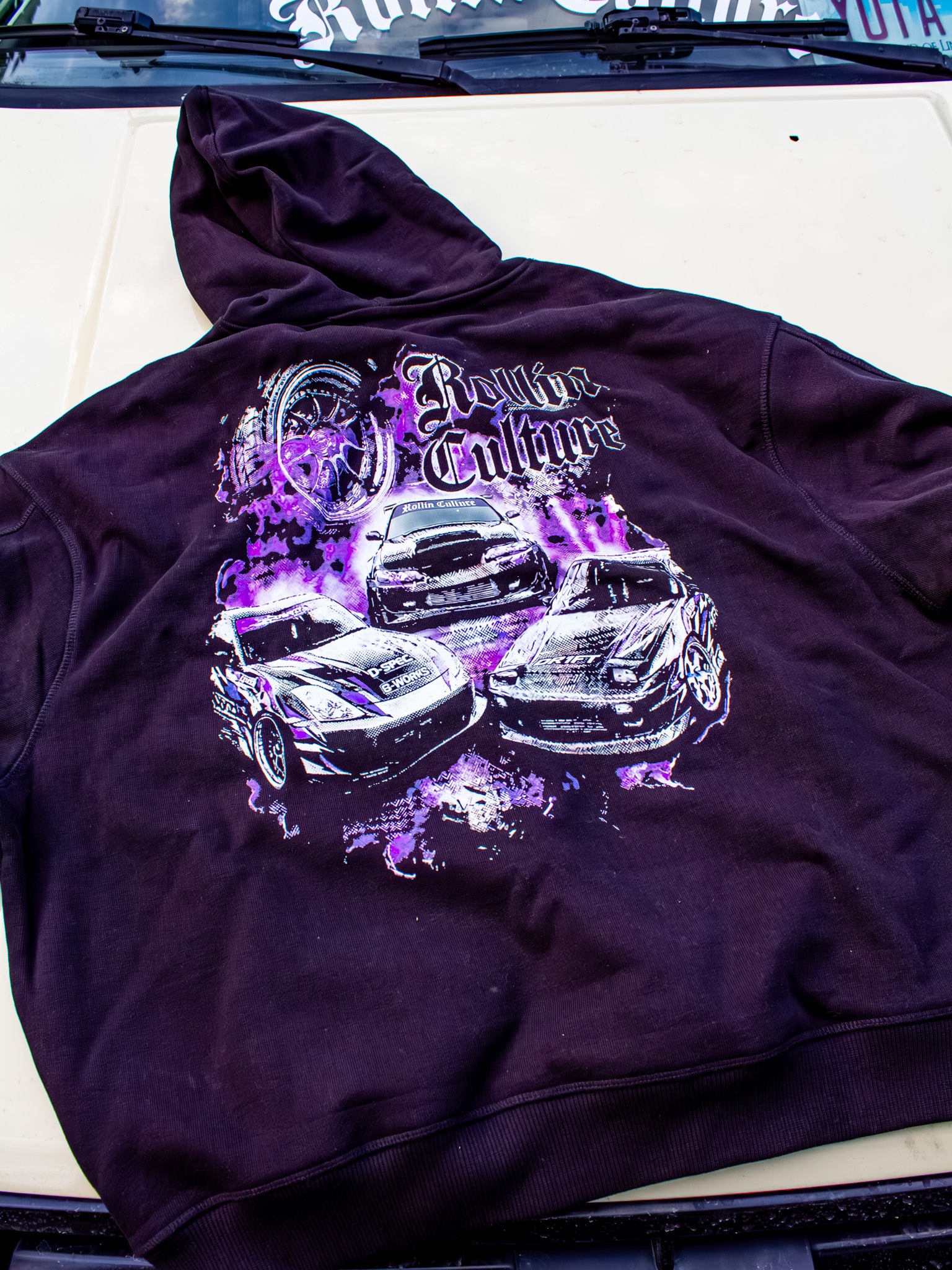 Rollin culture drift cars hoodies